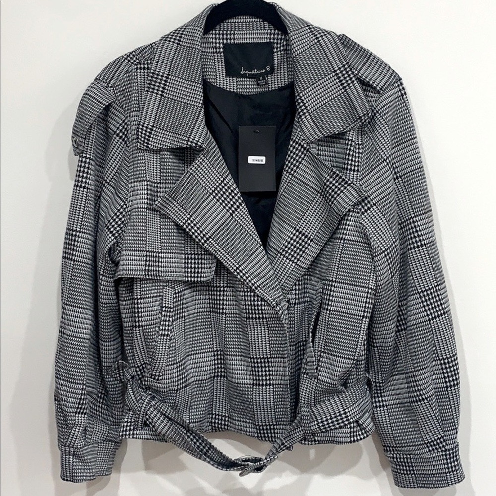 Nwt plaid modern jacket
